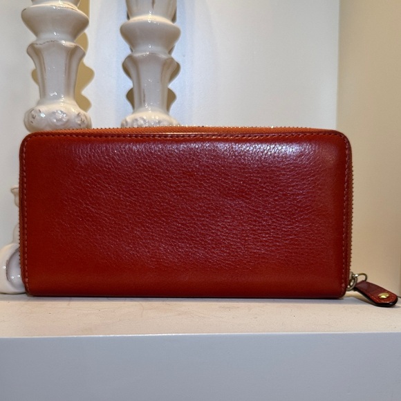 Coach Madison Leather Zip Accordion Slim Vintage Wallet - Picture 2 of 14